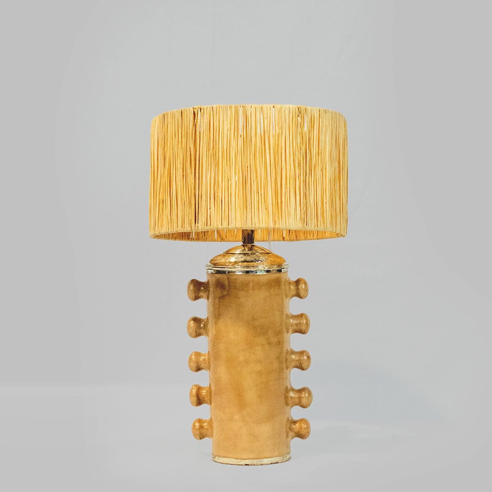 Schemerlamp Keramiek 30 cm - Bohemian Ibiza Stijl (Zonder Lampenkap)