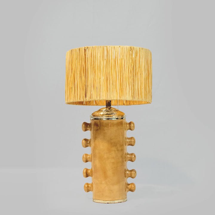 Schemerlamp Keramiek 30 cm - Bohemian Ibiza Stijl (Zonder Lampenkap)