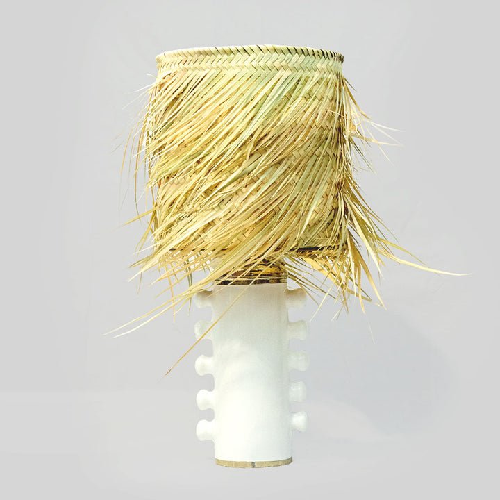 Schemerlamp Keramiek 30 cm - Bohemian Ibiza Stijl (Zonder Lampenkap)